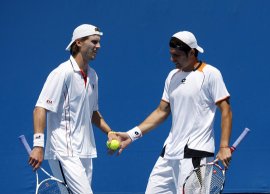 Andreas Seppi e Simone Bolelli lo scorso anno si fermarono ai quarti di finale nel doppio all'Australian Open - Foto Tonelli
