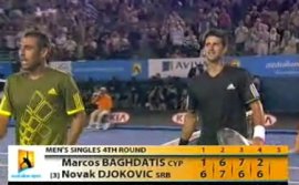 Novak Djokovic e Marcos Baghdatis