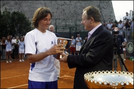 Oleksandr Dolgopolov jr ha vinto il torneo di Orbetello - Foto Elisa Pozzo