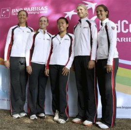 La formazione americana di Fed Cup al completo