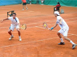 Giannessi e Dimitrov in azione a Genova