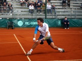 Daniele Giorgini ai quarti di finale in quel di Bisceglie - Foto Gabriele Villa