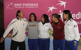 La squadra italiana di Fed Cup - Foto Costantini