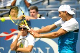 Rafael Nadal si prepara per l'Open degli Stati Uniti
