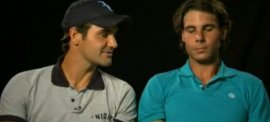 Rafael Nadal e Roger Federer due campioni che si distinguono anche fuori dal campo