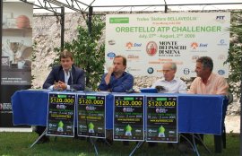 La conferenza di presentazione del torneo di Orbetello