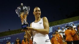 Flavia Pennetta ieri sera ha vinto il torneo di Palermo
