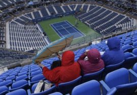 La pioggia non da tregua gli Open degli Stati Uniti