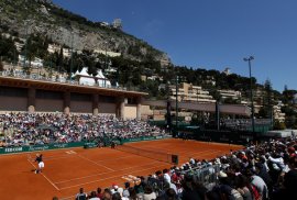 Andreas Seppi in azione a Monte Carlo