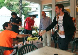 Starace e Wawrinka si danno la mano a Lugano