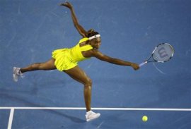 Venus Willams era la testa di serie n.6 a Melbourne