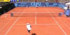 Un immagine della partita di oggi di Adelchi Virgili