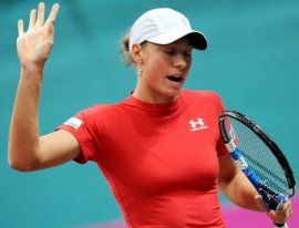 Yanina Wickmayer aveva vinto due settimane fa il torneo di Linz