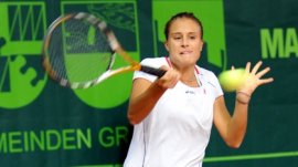 Claudia Giovine impegnata nelle quali di Palermo