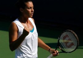 Flavia Pennetta è la più forte giocatrice del tennis azzurro in gonnella.