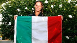 Flavia Pennetta classe 1982, n.10 del mondo, questa settimana impegnata del WTA di Toronto.